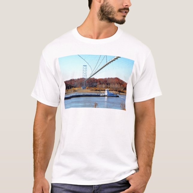 Bogserbåtfartyg T Shirt (Framsida)