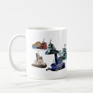 Bogserbåtmedley Kaffemugg