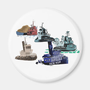 Bogserbåtmedley Magnet