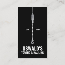 Bogsering och bogsering visitkort