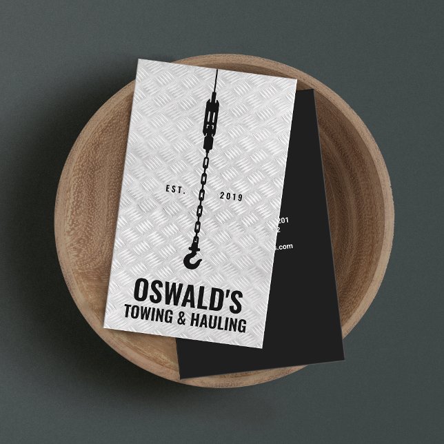 Bogsering och bogsering visitkort (Skapare uppladdad)