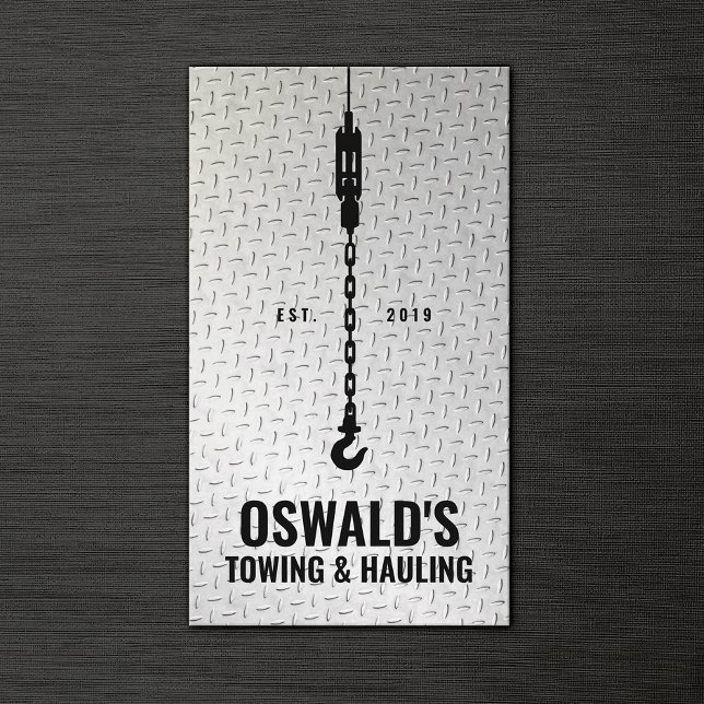 Bogsering och bogsering visitkort (Skapare uppladdad)