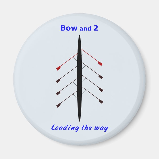 Bogsering och två leder vägen magnet (Framsidan)