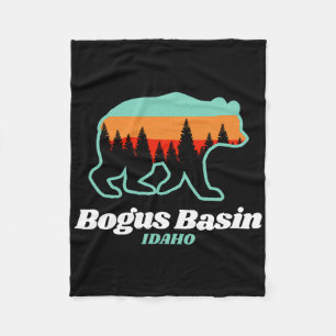 Bogus Basin Idaho Skiing Snowboarding Bear Fleecefilt