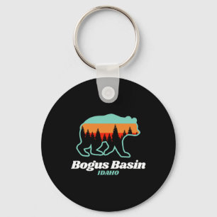 Bogus Basin Idaho Skiing Snowboarding Bear Nyckelring