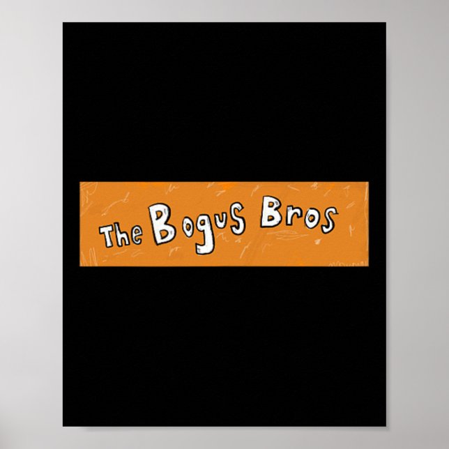 Bogus Bros Halloween Heist Box-Logotypen Poster (Framsidan)