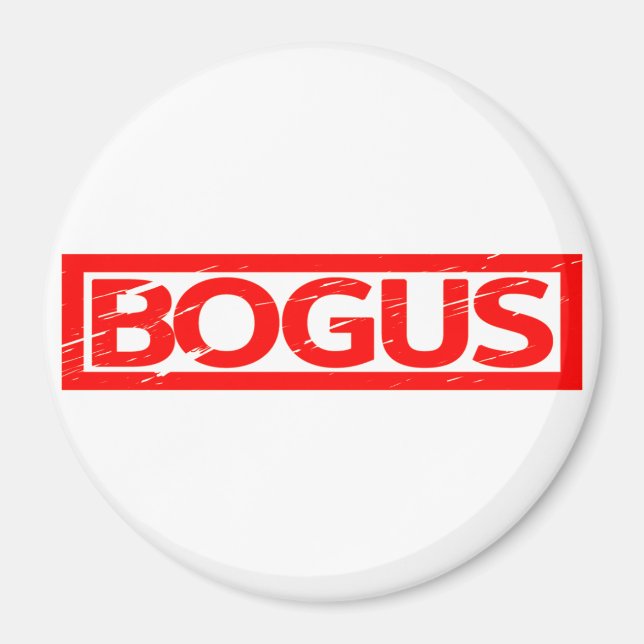 Bogus Frimärke Magnet (Framsidan)