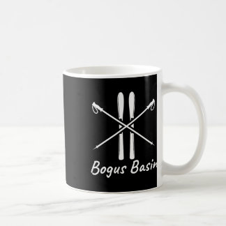 Bogus Sin Idaho Ski Skier Skiing Poles Winter Vaca Kaffemugg