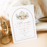 BOHEME Terracotta Blommigt Pumpkin Baby Shower