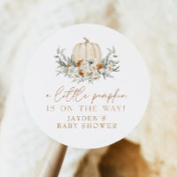 BOHEME Terracotta Blommigt Pumpkin Baby Shower