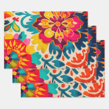 BOHEMIA 3 lakan av vackert boho-stil-klingprat