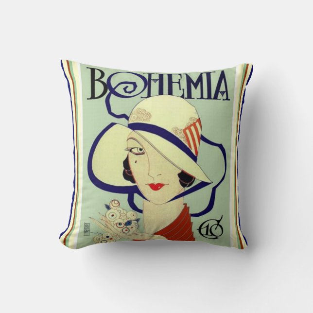 Bohemia Art Deco Dekorativ kudde (Framsida)