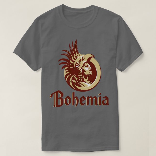 Bohemia Beer T T Shirt (Design framsida)