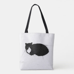 Bohemia Cat Tote Bag Tygkasse