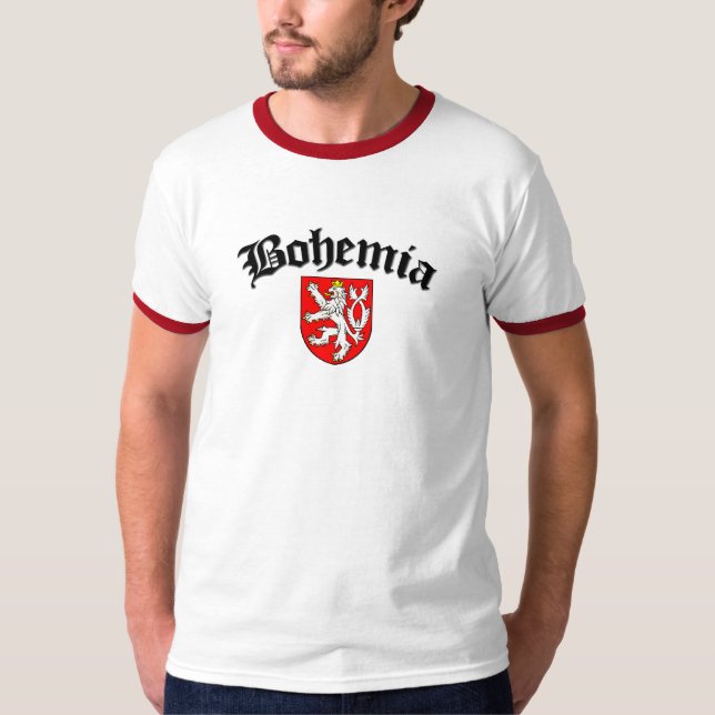 Bohemia flagga 2 t-shirt (Framsida)
