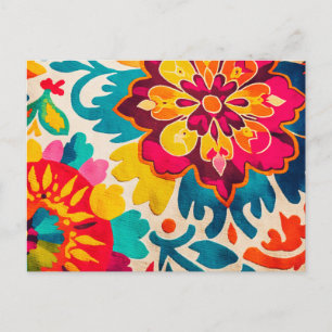 BOHEMIA vykort - livlig boho-stil design