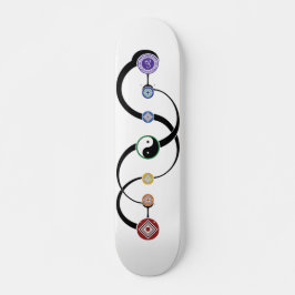 Bohemian 7 Chakras - Skateboard