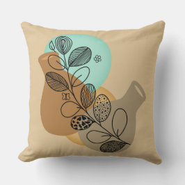 BOHEMIAN ABSTRAKT MINIMALIST MED BLACK LÖV KUDDE