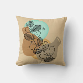 BOHEMIAN ABSTRAKT MINIMALIST MED BLACK LÖV KUDDE