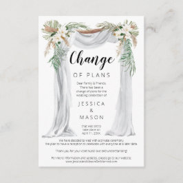 Bohemian Arch Bröllop sköt upp tillkännagivandet Inbjudningar