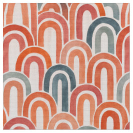 Bohemian arch fish scale painted pattern tyg