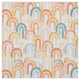 Bohemian arch fish scale painted pattern tyg