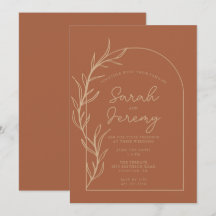 Bohemian Arched Terracotta Bröllop |