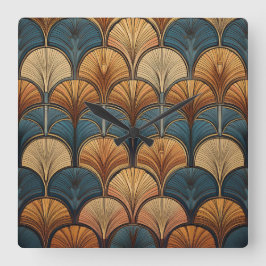 Bohemian art clock fyrkantig klocka