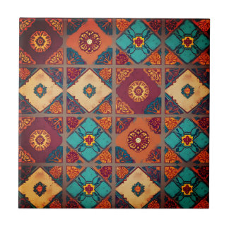 Bohemian Autumn Ceramic Tile Kakelplatta