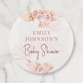 Bohemian Baby Shower Pampas Grass Neutralt Sprinkl Gåvor Etiketter