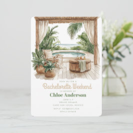 Bohemian Bachelorette | 4 dagars inkvartering Inbjudningar