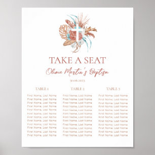 Bohemian Baptism Boho Christening Seediagram 2 Poster