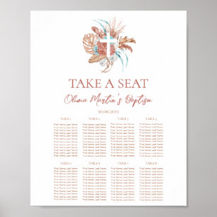 Bohemian Baptism Boho Christening Seediagram 3 Poster