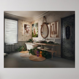 Bohemian Bath Poster