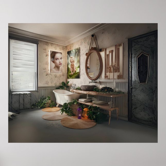 Bohemian Bath Poster (Framsidan)