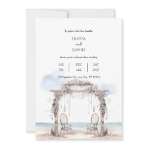Bohemian Beach Ceremony Reception Arch Bröllop