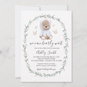 Bohemian Bear Baby Shower-inbjudan Inbjudningar