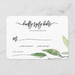 Bohemian Blad RSVP OSA Kort