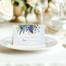 Bohemian Blue-Violet Blommigt Bröllop