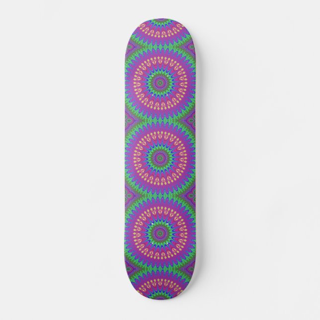 BOHEMIAN BOHO MANDELA Skateboard (Framsida)