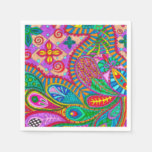 Bohemian Boho MOD Mönster Pappersservett