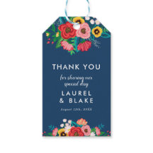 Bohemian Bouquet - marinblått - Tack