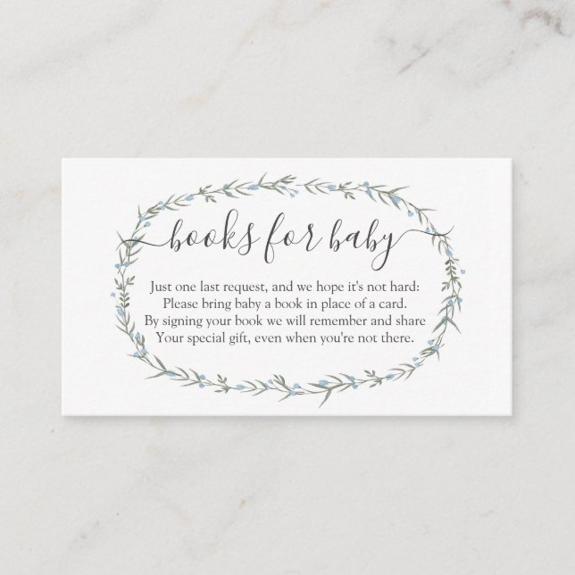 Bohemian Boy Bok In lieu, bokar för baby, infoga Tilläggskort (Framsida)