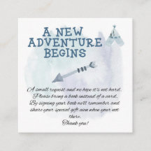 Bohemian Boys Baby Shower Bok för Baby infoga