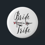 Bohemian Bride Tribe with Heart Arrow Knapp<br><div class="desc">Hämta den här bridklämknappen för din omgivning.</div>