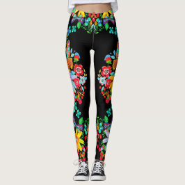 Bohemian Butterfly Blommigt Leggings