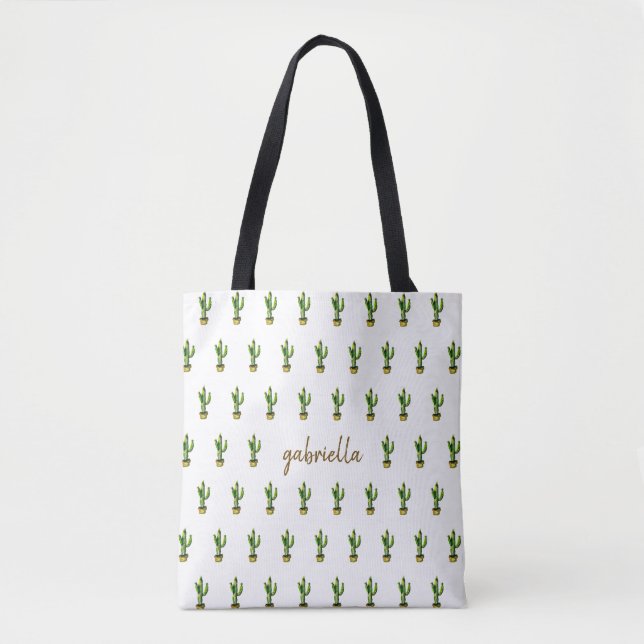 Bohemian Cactus med Namn Tygkasse (Framsida)