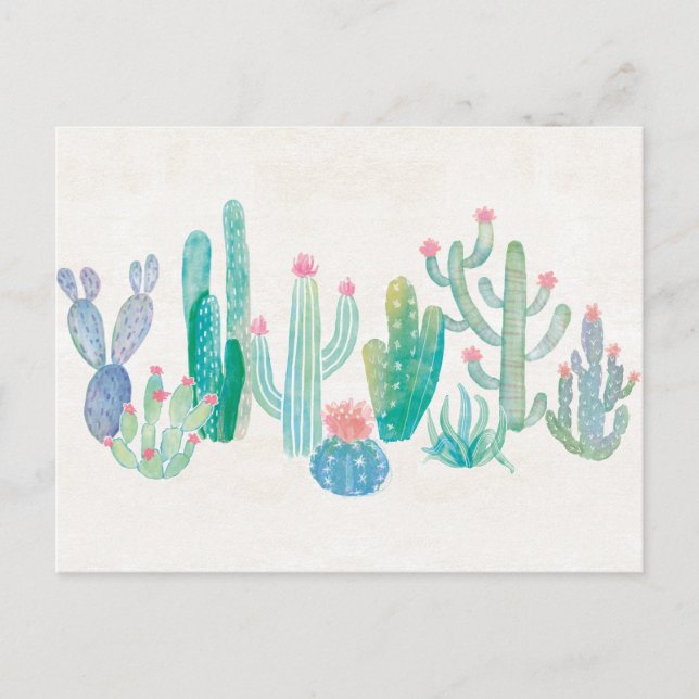 Bohemian Cactus Vykort (Framsida)