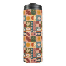 Bohemian Celestial Patchwork med psykotiska symbol