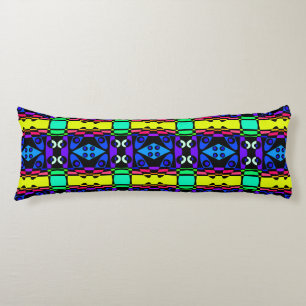 Bohemian Chintz 125 Rainbow Black Kroppskudde